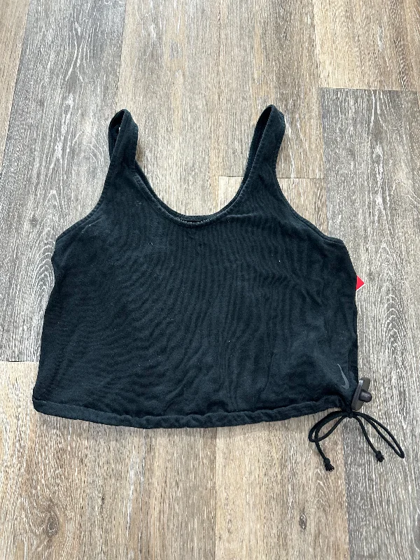 Yoga Tops for Deep Stretching -Black Athletic Tank Top Nike Apparel, Size Xs