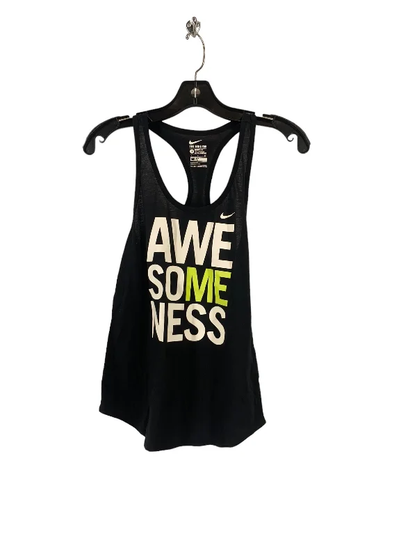 Long-Sleeve Yoga Tops for Winter Weather -Black Athletic Tank Top Nike, Size S