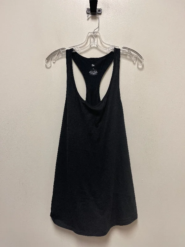 Lightweight Yoga Tops -Black Athletic Tank Top So, Size 2x