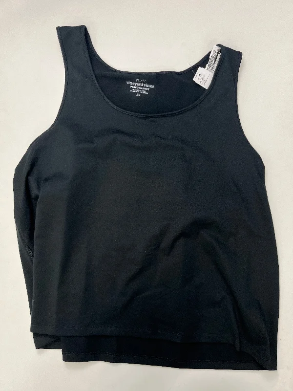Yoga Tops for Active Lifestyles -Black Athletic Tank Top Vineyard Vines, Size 3x