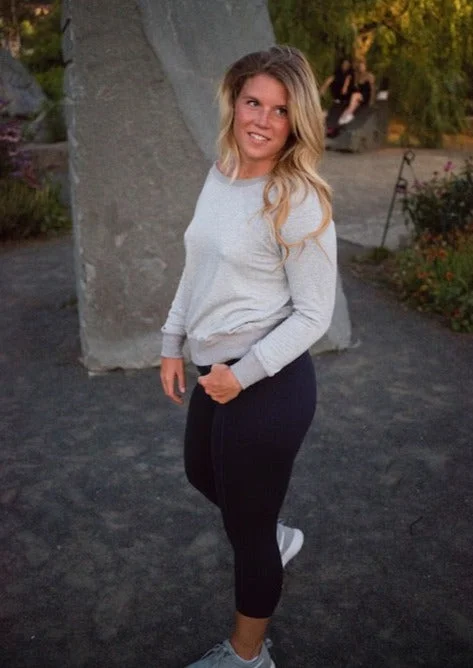 Comfortable Leggings for Yoga -Black Contour Crop Legging - Plus Size