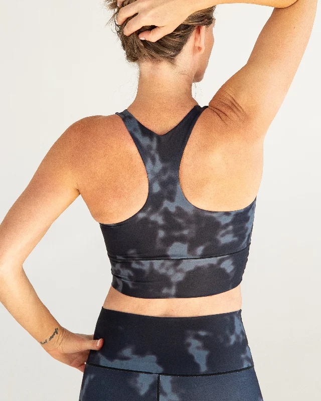 Quick Dry Yoga Pants -Black Fog Longline Sports Bra *FINAL SALE*