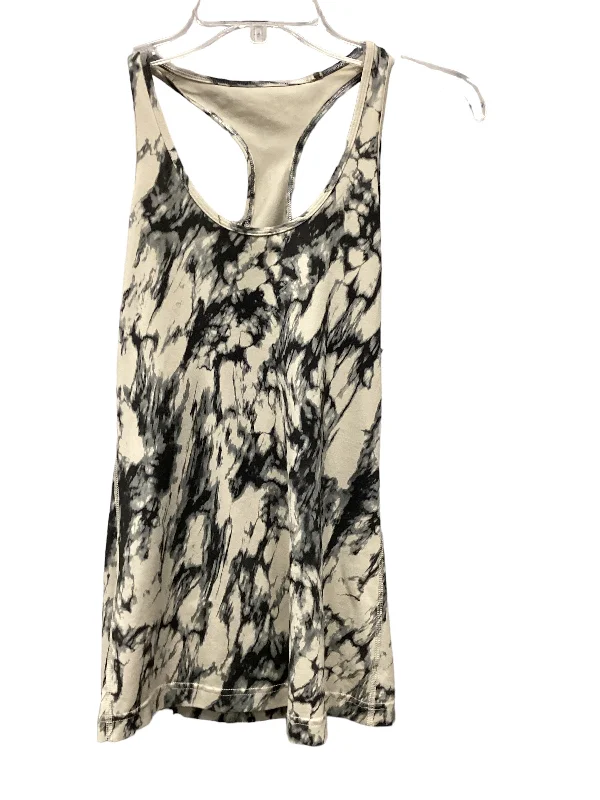 Yoga Tops for Low-Impact Exercises -Black & Green Athletic Tank Top Lululemon, Size M