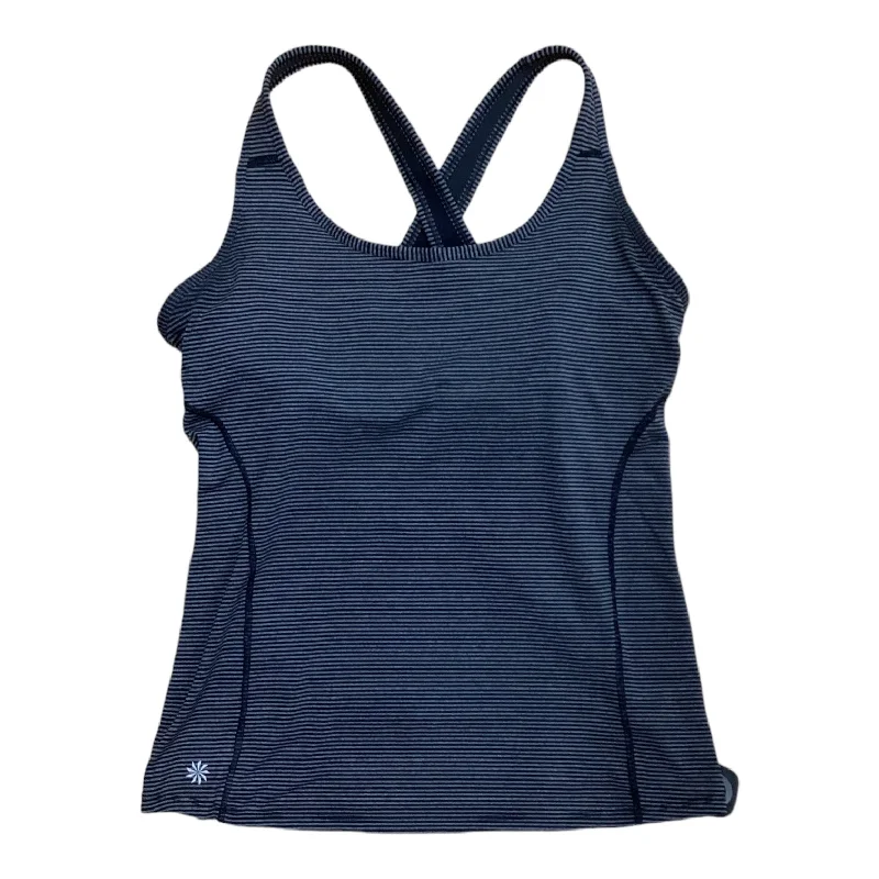 Women's Yoga Tops for Active Sessions -Black & Grey Athletic Tank Top Athleta, Size M