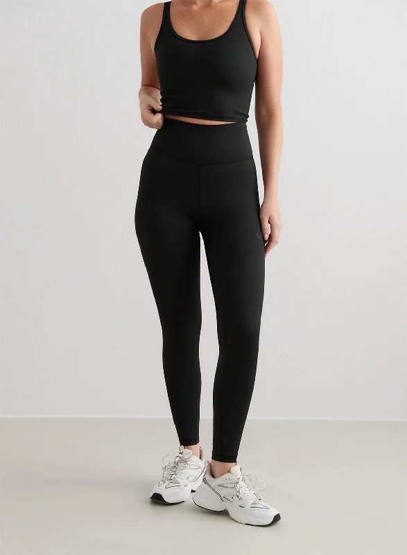 Yoga Pants for Mobility -Black Monochrome Core Tights