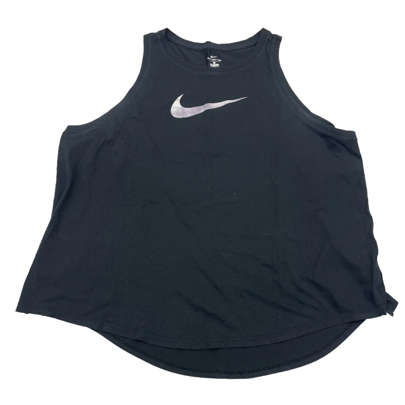 Breathable Yoga Tops for Comfortable Practice -BLACK NIKE APPAREL ATHLETIC TANK TOP, Size 3X Breathable Yoga Tops for Comfortable Practice -BLACK NIKE APPAREL ATHLETIC TANK TOP, Size 3X