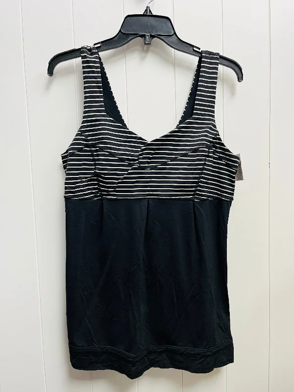 Sleeveless Yoga Tops for Women -Black & White Athletic Tank Top Lululemon, Size 12