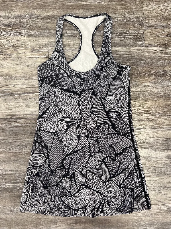 Sleeveless Yoga Tops with Built-In Bra -Black & White Athletic Tank Top Lululemon, Size S