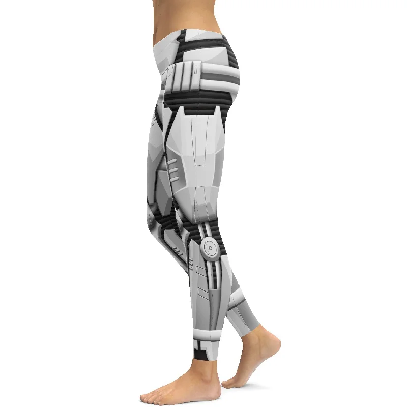 Yoga Pants for Pilates -Black & White Trooper Leggings