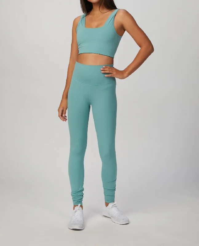 Yoga Shorts for Better Flexibility -Blackburn Legging In Jade