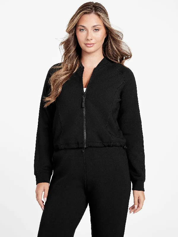Yoga Shorts for Relaxation and Flexibility -Blaire Scuba-Knit Jacket