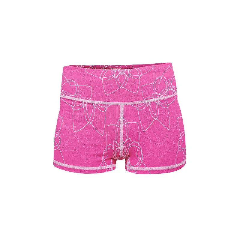 Yoga Shorts for Women’s Fitness -Blooming Star Yoga Shorts