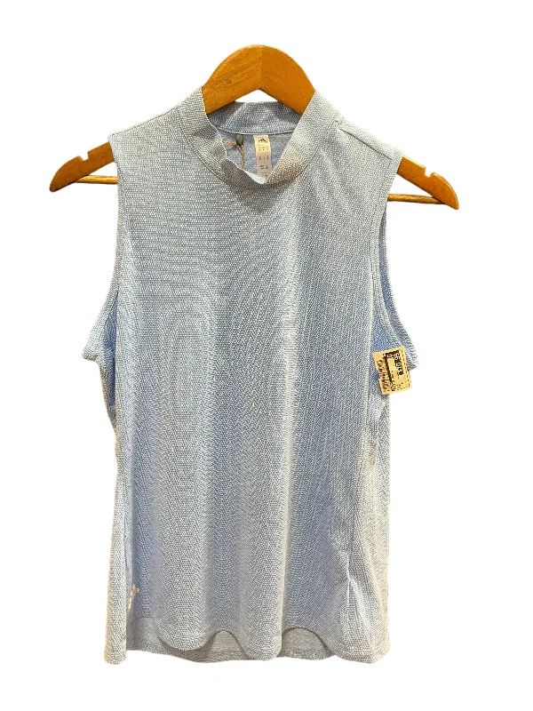 Comfortable Yoga Tops for All-Season Wear -Blue Athletic Tank Top Adidas, Size M