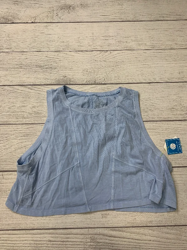 Women's Yoga Tops with Breathable Material -Blue Athletic Tank Top Aerie, Size Xl