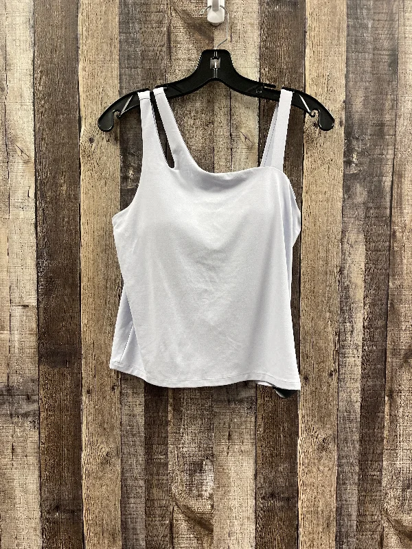Women's Yoga Tops for Comfortable Movement -Blue Athletic Tank Top All In Motion, Size L