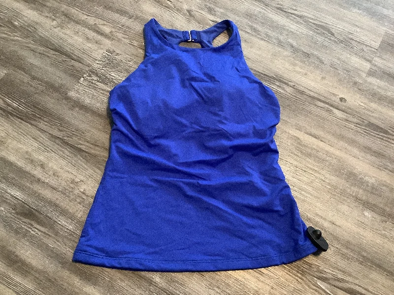 Yoga Tops with Unique Designs for Style -Blue Athletic Tank Top Athleta, Size L