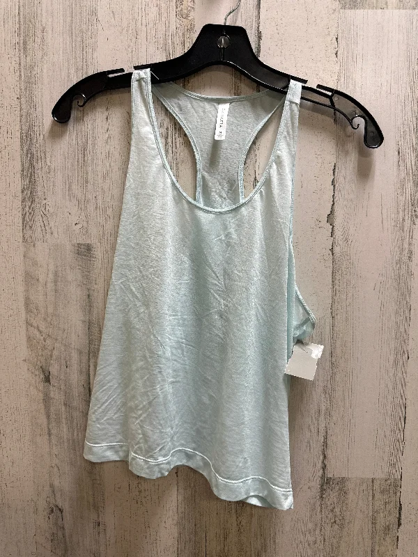 Yoga Tops for Flexibility and Strength Training -Blue Athletic Tank Top Athleta, Size M