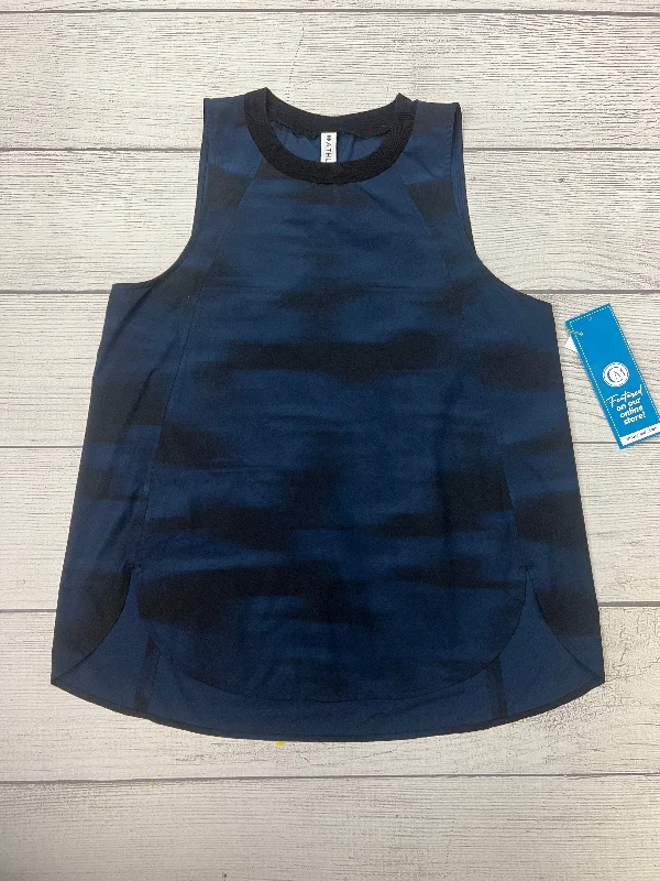 Yoga Tops for Long Poses and Relaxation -Blue Athletic Tank Top Athleta, Size M