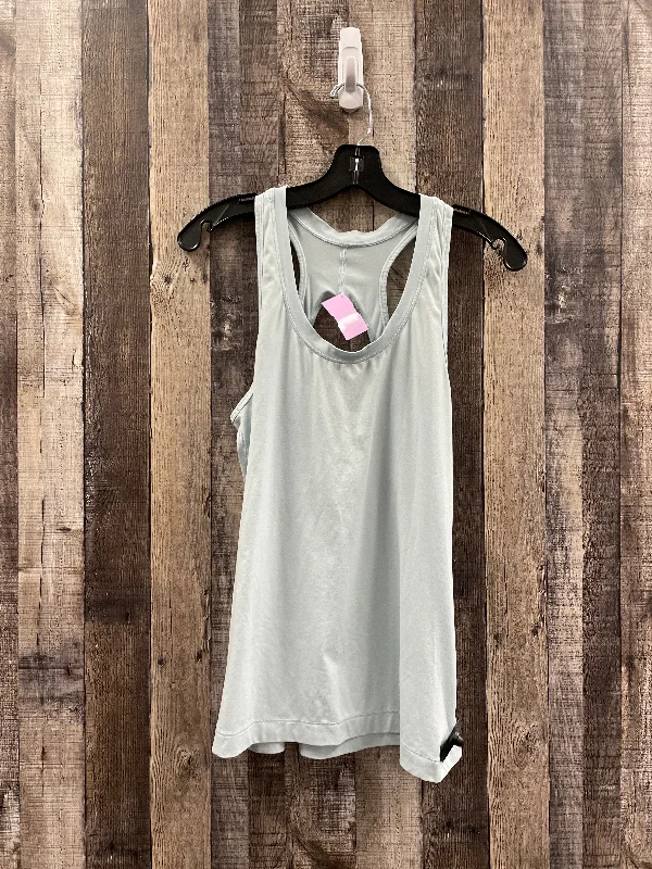 Yoga Tops with Stretchy Material for Full Range of Motion -Blue Athletic Tank Top Athleta, Size M