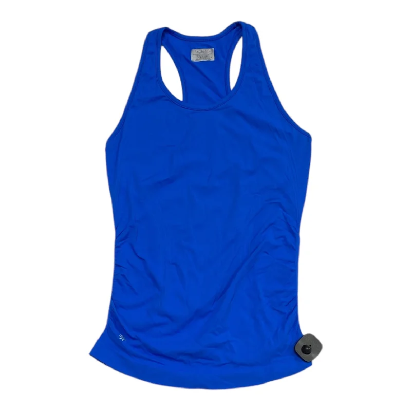 Yoga Tops for Breathability and Comfort -Blue Athletic Tank Top Athleta, Size S