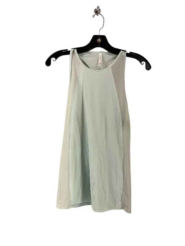 High-Waisted Yoga Tops for Support and Comfort -Blue Athletic Tank Top Athleta, Size S
