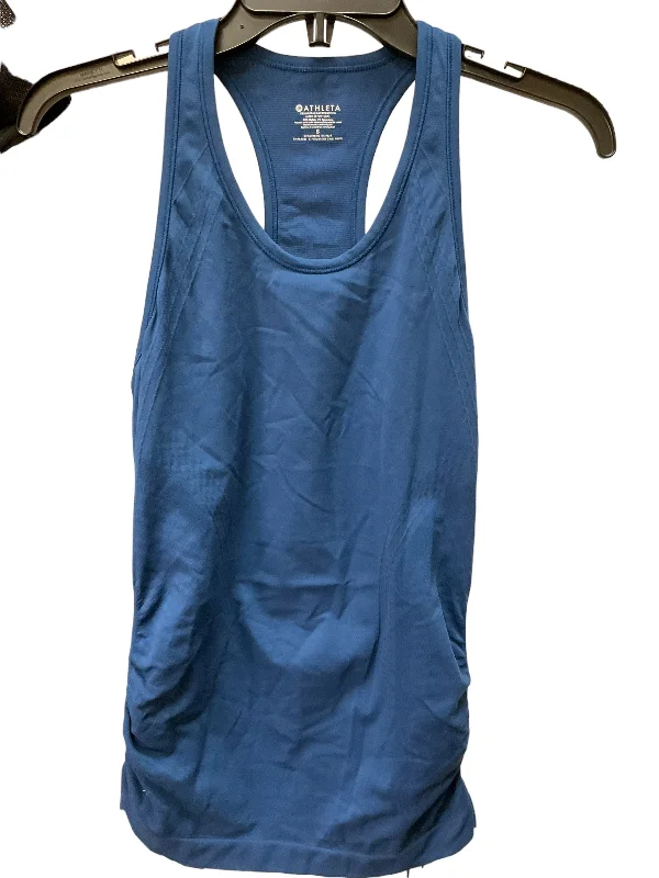 Yoga Tops for Hot Yoga and Stretching -Blue Athletic Tank Top Athleta, Size S