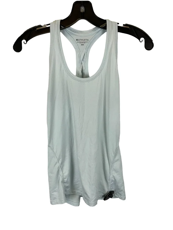 Yoga Tops for Relaxed Yoga and Poses -Blue Athletic Tank Top Athleta, Size Xs
