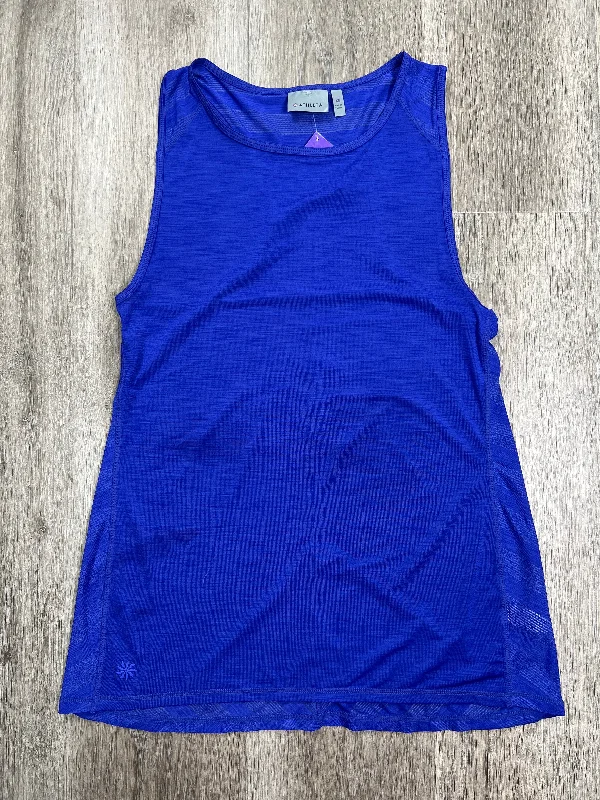 Seamless Yoga Tops for Comfortable Wear -Blue Athletic Tank Top Athleta, Size Xs