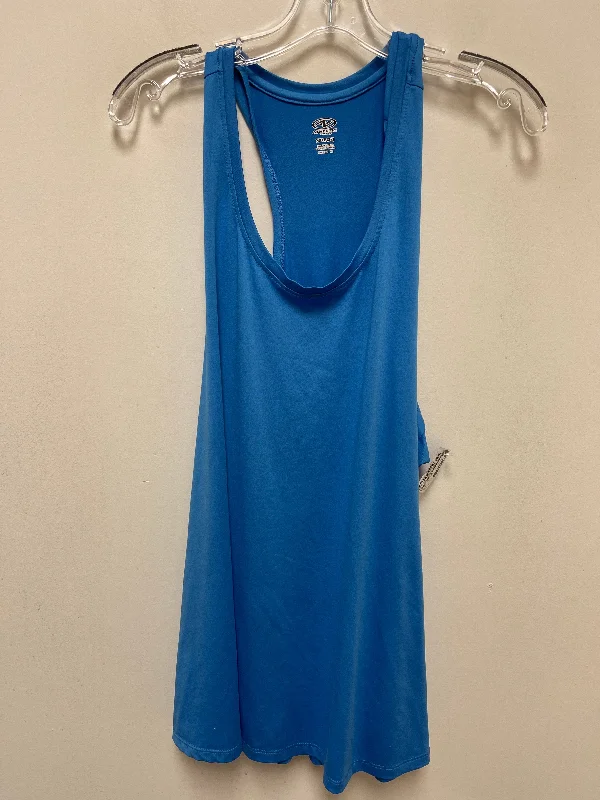 Plus Size Yoga Tops -Blue Athletic Tank Top Athletic Works, Size 3x