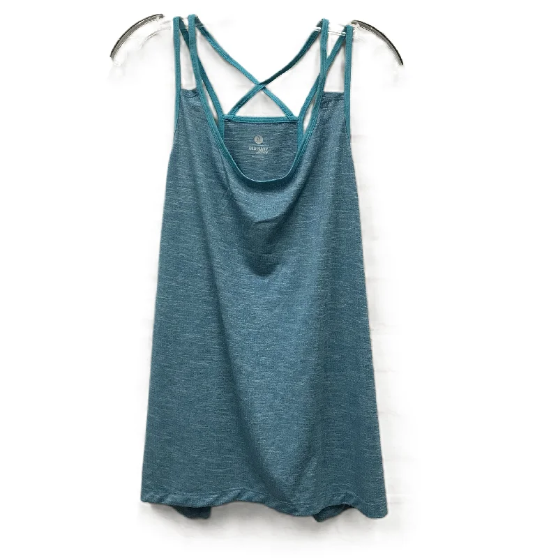 High-Performance Yoga Tops for Women -Blue Athletic Tank Top By Old Navy, Size: 2x