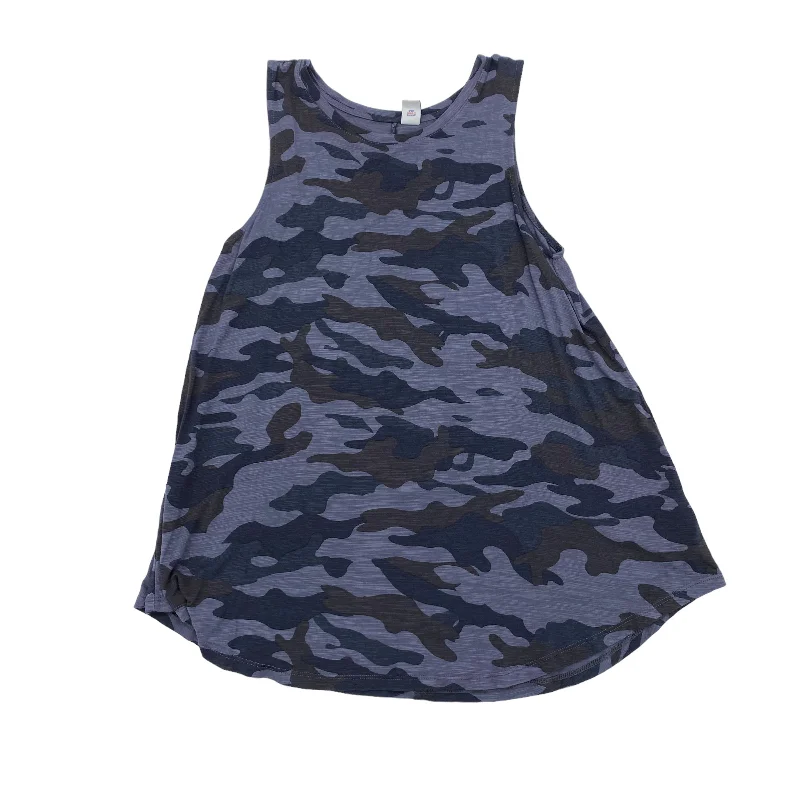 Breathable Cotton Yoga Tops -BLUE ATHLETIC TANK TOP by OLD NAVY Size:XS