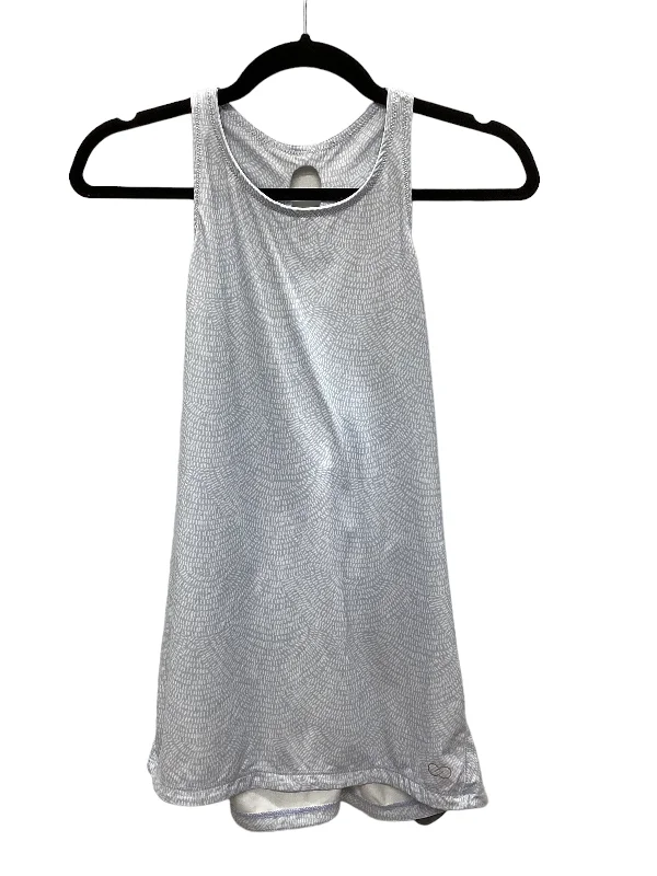 Yoga Tops for Deep Flexibility -Blue Athletic Tank Top Calia, Size M