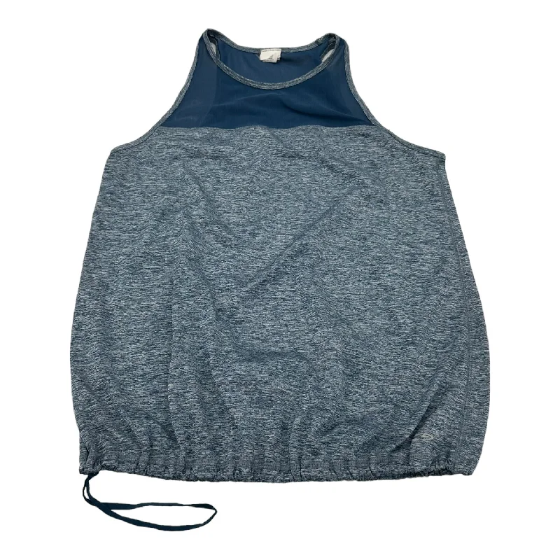 Stylish Yoga Tops for Women’s Fitness -Blue Athletic Tank Top Champion, Size M