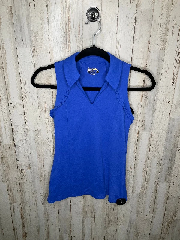 Yoga Tops for Women -Blue Athletic Tank Top Lilly Pulitzer, Size Xxs