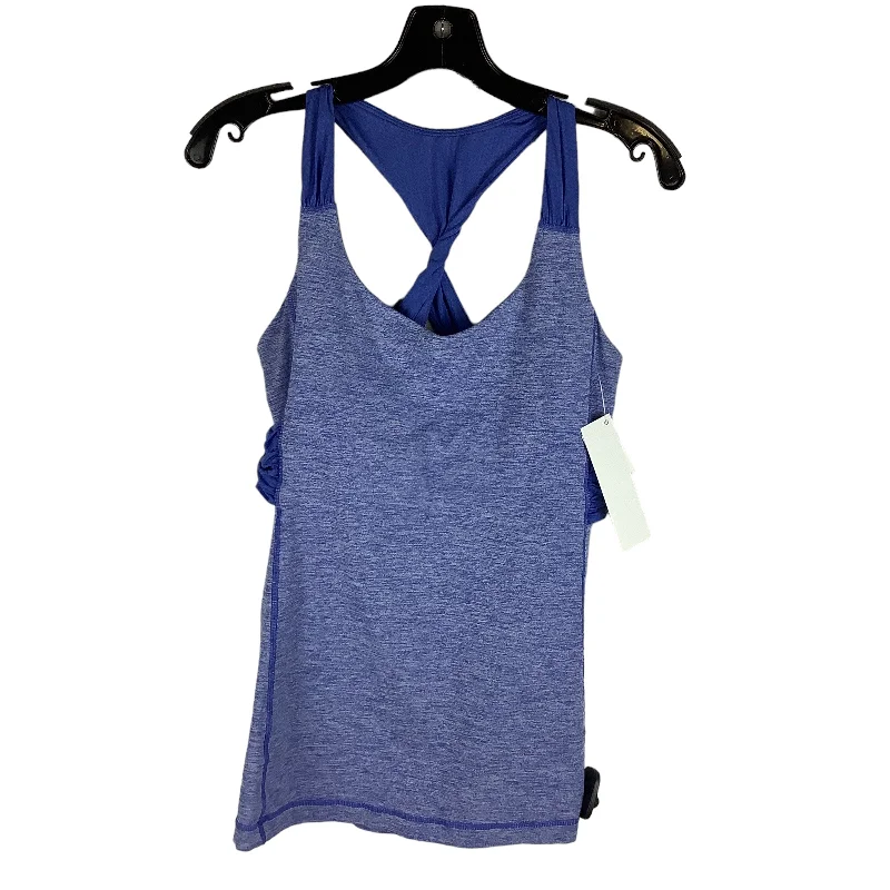 Yoga Tops for Core Flexibility -Blue Athletic Tank Top Lululemon Size: 10