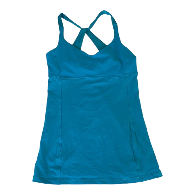 Yoga Tops for Mobility and Comfort -Blue Athletic Tank Top Lululemon, Size 4
