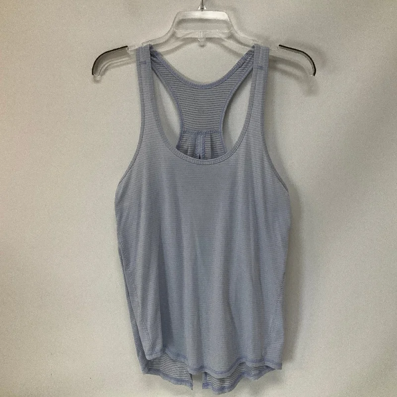 Women's Yoga Tops for Core Strengthening -Blue Athletic Tank Top Lululemon, Size 4