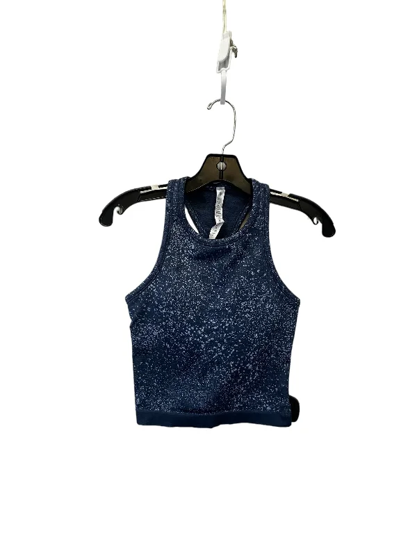 Yoga Tops for Flexibility and Relaxation -Blue Athletic Tank Top Lululemon, Size 4