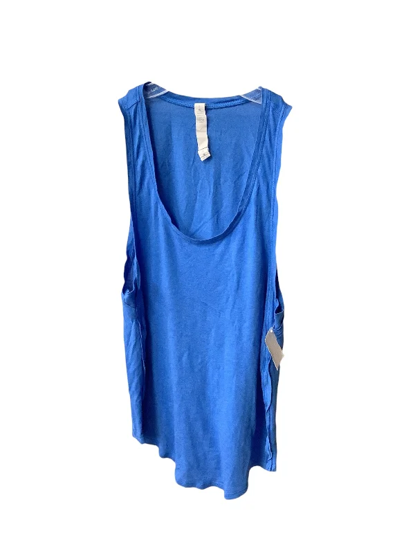 Yoga Tops with Soft Material for Extra Comfort -Blue Athletic Tank Top Lululemon, Size 6