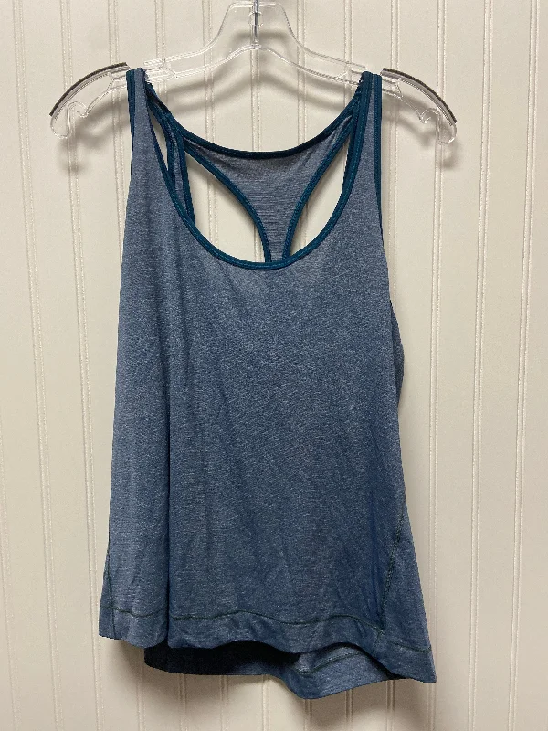 Yoga Tops for Hot and Cold Yoga Practices -Blue Athletic Tank Top Lululemon, Size M