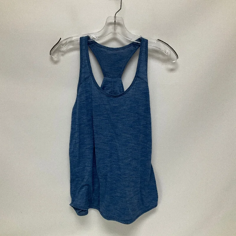 Yoga Tops for Low-Impact Exercises -Blue Athletic Tank Top Lululemon, Size M