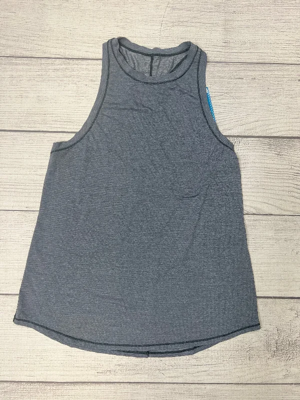 Yoga Tops for Movement and Flexibility -Blue Athletic Tank Top Lululemon, Size M