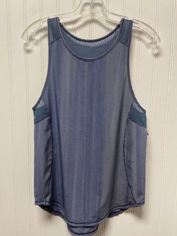 Women's Yoga Tops with Soft and Stretchy Fabric -Blue Athletic Tank Top Lululemon, Size S
