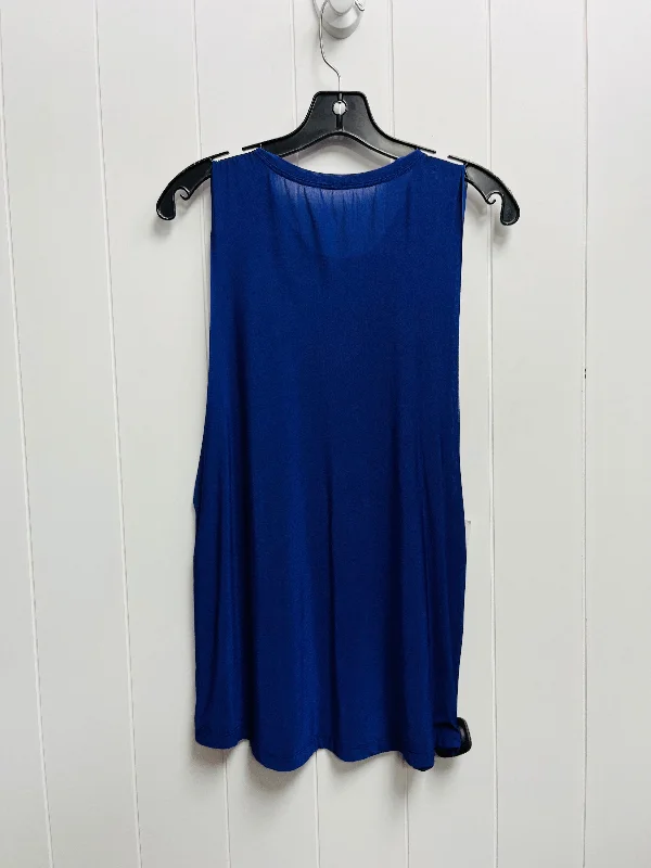 Yoga Tops for Running and Fitness -Blue Athletic Tank Top Lululemon, Size S