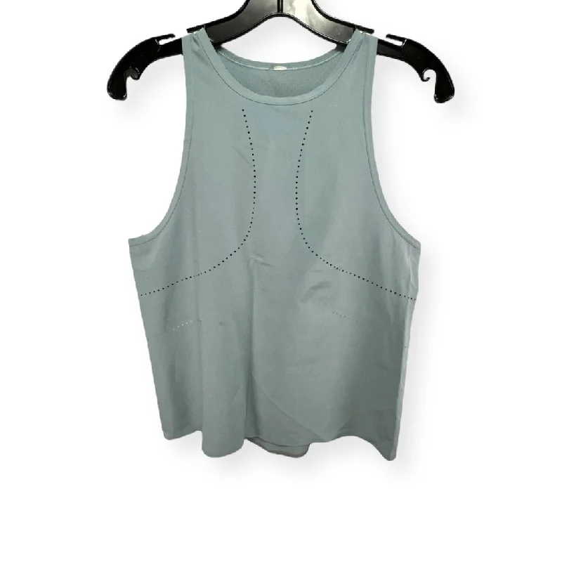 Women's Yoga Tops for Powerful Stretching -Blue Athletic Tank Top Lululemon, Size S