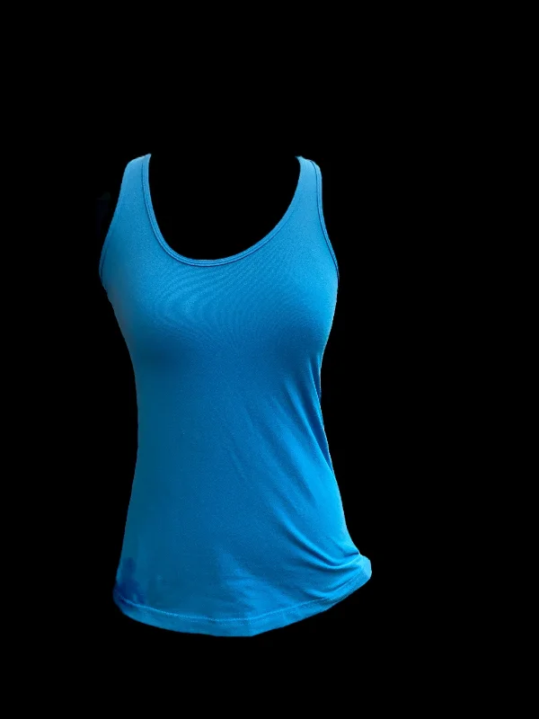Women's Yoga Tops with Seamless Construction -Blue Athletic Tank Top Lululemon, Size S