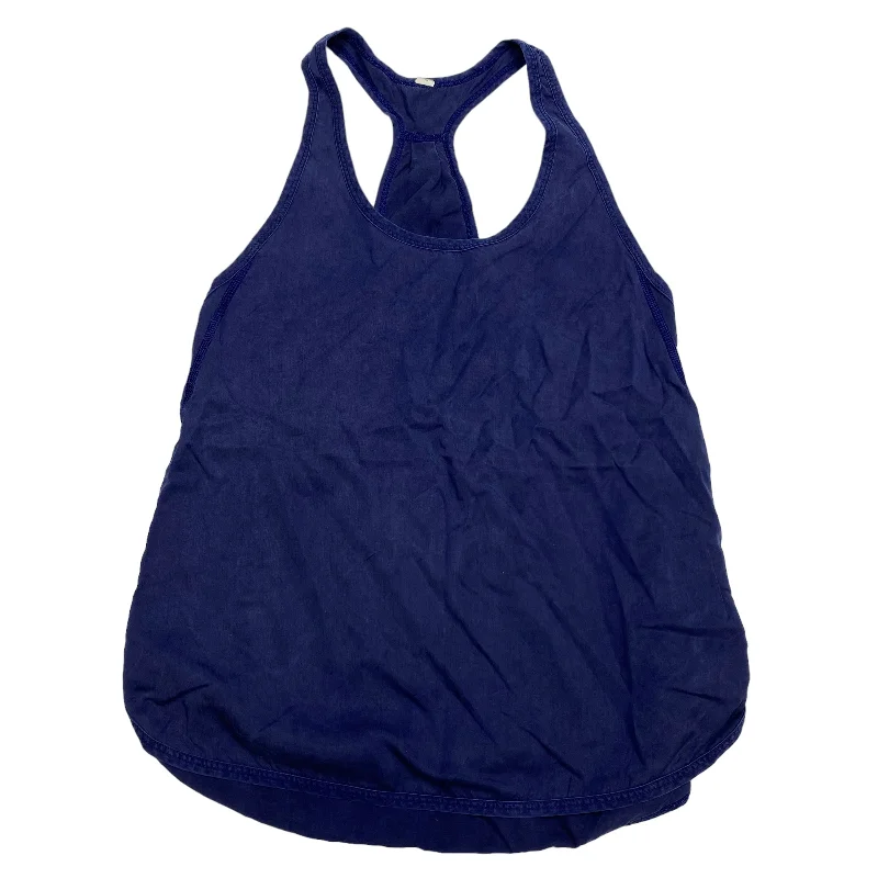 Yoga Tops with Lightweight Design -Blue Athletic Tank Top Lululemon, Size S