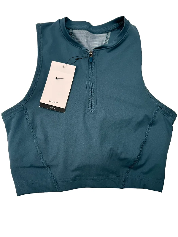 Yoga Tops for Active and Relaxing Sessions -Blue Athletic Tank Top Nike Apparel, Size S