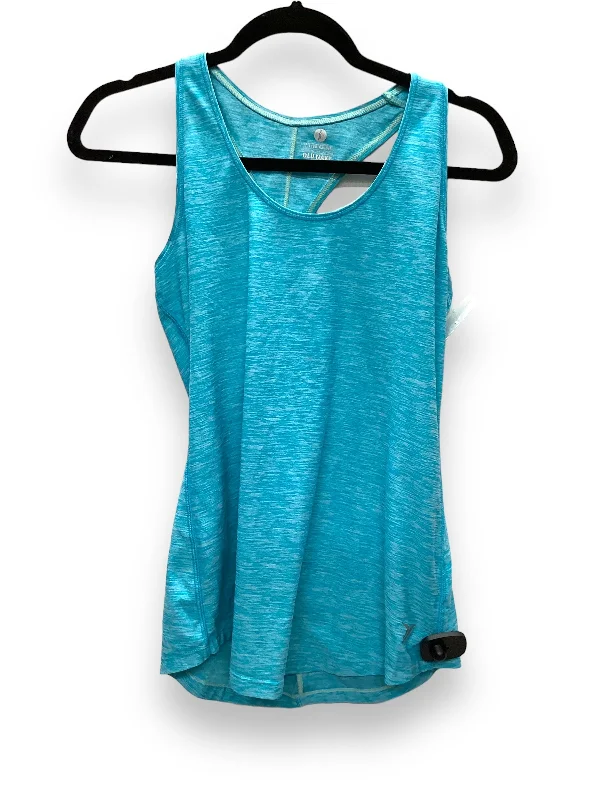 Yoga Tops for Balance and Flexibility -Blue Athletic Tank Top Old Navy, Size S