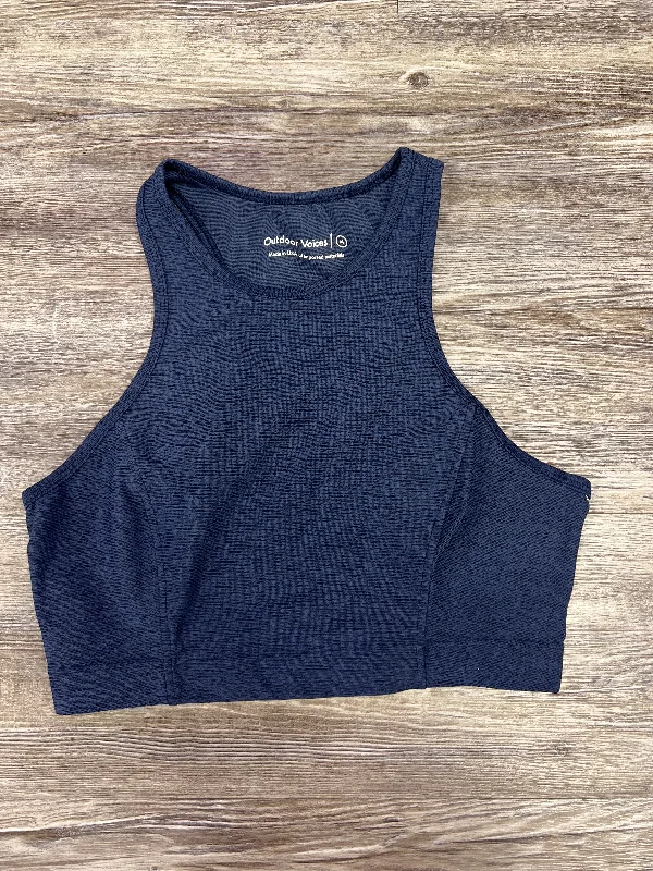 High-Quality Yoga Tops for Women -Blue Athletic Tank Top Outdoor Voices, Size M